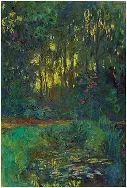 "The Water-Lily Pond" (1918-1919) by Claude Monet (W 1881)