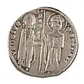 Dinar du roi Stefan Milutin (r. 1282–1321)