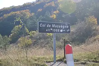 Image illustrative de l’article Col de Macuègne