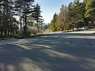 Le col en direction de Soultzeren et Munster.