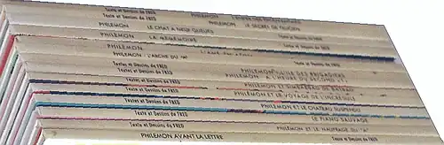 La collection des albums de Philémon.