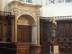 Ancien tombeau du chancelier Jean Carondelet et de Marguerite de Chassey son épouse (milieu du XVIe&nbsp;siècle).