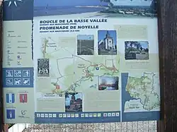 Panneau d'informations.