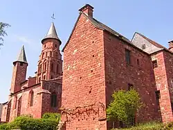 Vue arrière de l'église