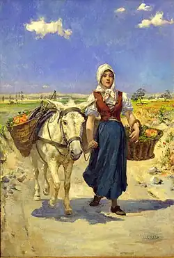 Retour du marché, Madrid, Museo Ulpiano Checa&nbsp;(es).