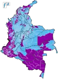 Candidat arrivé en tête du 2d&nbsp;tour par municipalité.