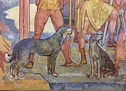 Détail du Serment des trois Suisses