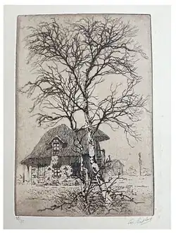 Le Colombier du Hameau de la Reine Marie Antoinette à Versailles. Illustration extraite de l'ouvrage Le Hameau de Marie Antoinette.