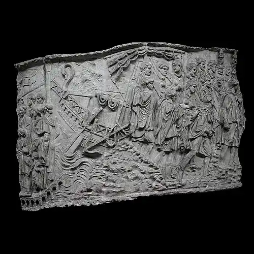 Débarquement en Istrie de Trajan.