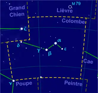 Image illustrative de l'article Colombe (constellation)