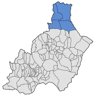 Localisation de Comarque de los Vélez