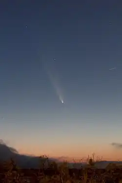 Tsuchinshan-ATLAS, Hyères, 13 octobre 2024.