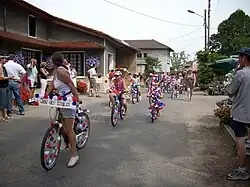 Course cycliste des enfants