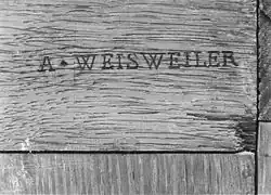 signature d'Adam Weisweiler