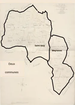 En 1845, Meyronne redevient commune