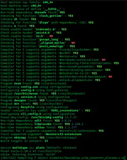 Description de l'image Compiling dav1d screenshot.png.
