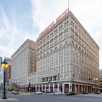 Le Congress Plaza Hotel mêle Art nouveau et style Chicago.