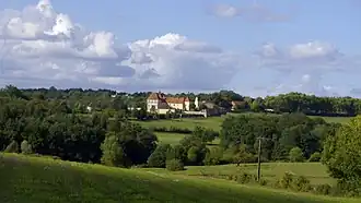 Vue générale depuis la route des Combes.