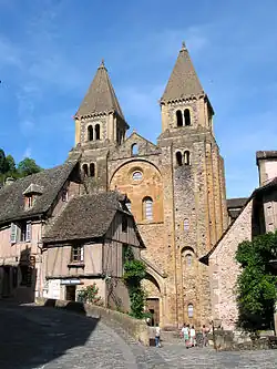 L'abbatiale Sainte-Foy de Conques.