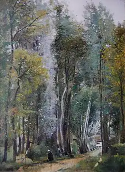 Vue de la rue de Crambious, près de Fleurbaix (1854), collection particulière.