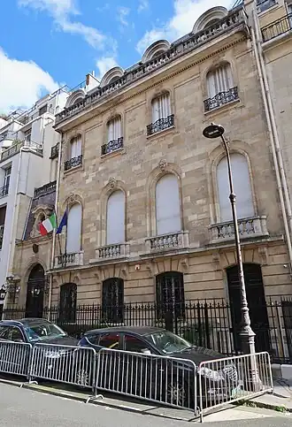 No&nbsp;17 : consulat général d'Italie.