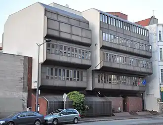 Vue de la mission diplomatique