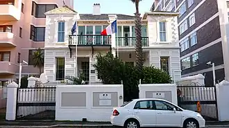 Vue de la mission diplomatique