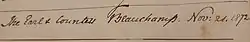 signature de Frederick Lygon (6e comte Beauchamp)