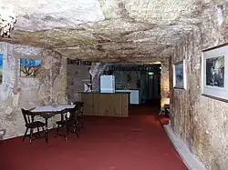 Une maison troglodyte à Coober Pedy (Australie-Méridionale).