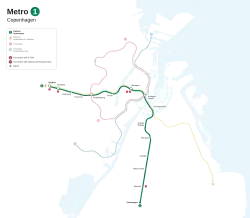 Voir la carte de la ligne.