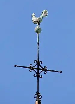 Coq d'un clocher de l'église.