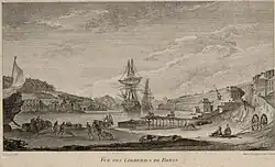 Les Corderies de Brest (gravure fin XVIIIe&nbsp;siècle)
