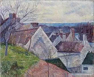 Les toits, le matin, 1892.