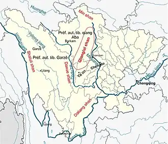 Cordillère du Qionglai dans le Sichuan