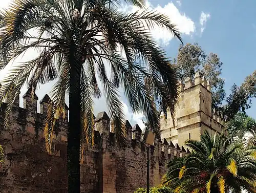 Alcazar des rois chrétiens de Cordoue.