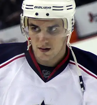 Description de l'image Corey Tropp - Columbus Blue Jackets (cropped).jpg.