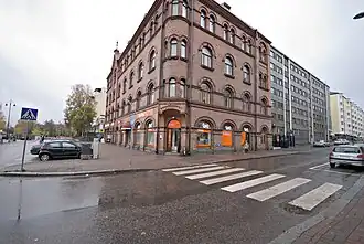 Coin de Satamakatu et Laukontori.