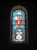 Vitrail représentant saint Eumache.