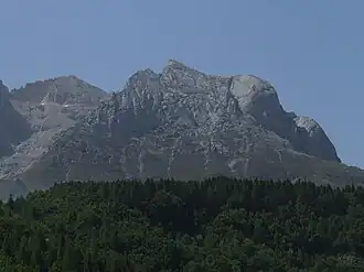 Le Corno Piccolo vu de Prati di Tivo.