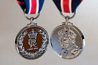 Médaille du couronnement de Charles III