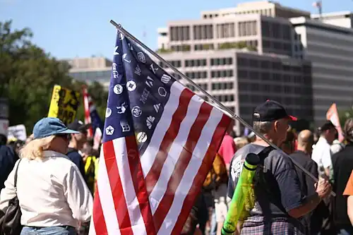 Manifestation anti-guerre du 15 septembre 2007 à Washington&nbsp;(en).