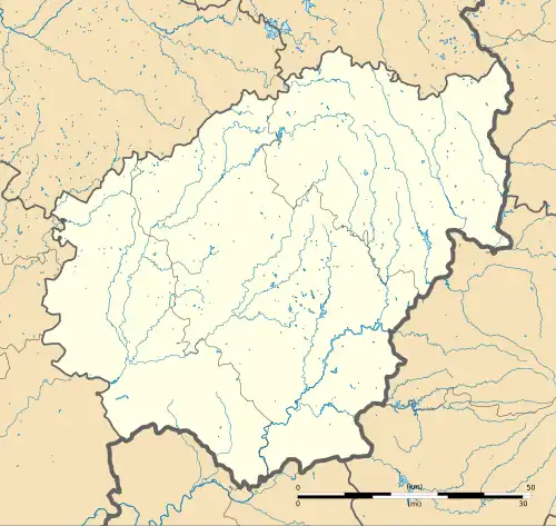 Voir sur la carte administrative de la Corrèze
