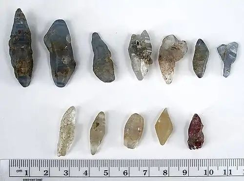 Variété de corindon Sri Lanka.