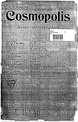 Image illustrative de l’article Cosmopolis (revue)