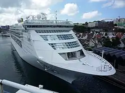 La proue du Costa Victoria.