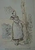 Costume de Vendéenne en 1850