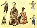 Costumes géorgiens des XVIIe et XVIIIe&nbsp;siècles.