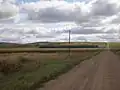 Pointe nord du Coteau des Prairies, vue depuis la 139e avenue SE près de Havana (Dakota du Nord).