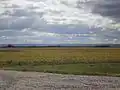 Coteau des Prairies vu du nord-est, près de Lidgerwood, Dakota du Nord.