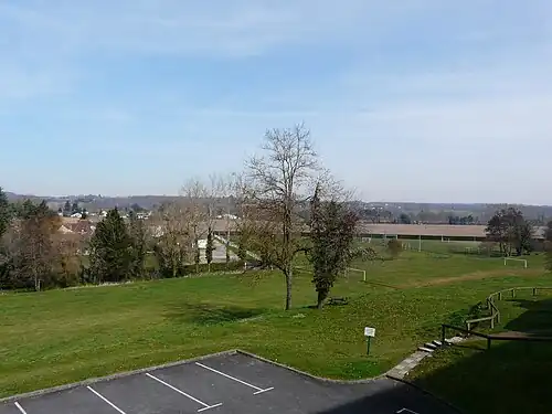 La vallée de la Dordogne à Cours-de-Pile.